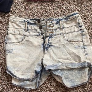 Charolette Russe high rise jean shorts